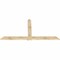 Ekena Millwork Eugene Rough Sawn Timber Gable Bracket, Douglas Fir, 96"W x 48"H x 2"D x 6"F, 12/12 Pitch GBW096X48X0206EUG00RDF - alternate 4